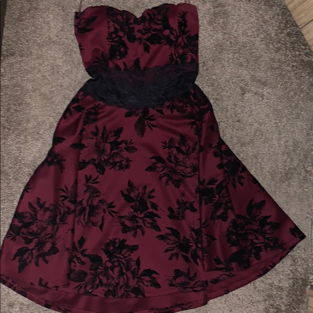 Burgundy Dress